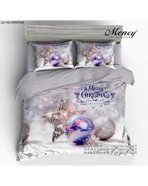 Новогодний Комплект постельного белья с готовым одеялом. Ткань: Сатин Плотность ткани : 130 гр Наполнитель : Полиэфирное микроволокно(возможно замена на похожее)