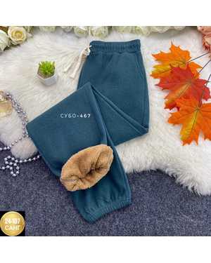 ШТАНЫ ТКАНЬ ФЛИС С НАЧЁСОМ