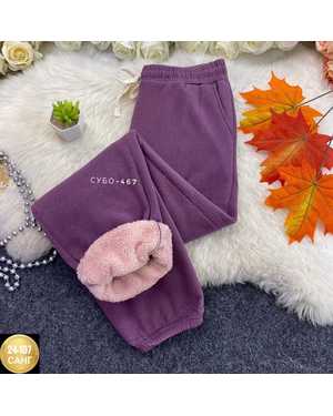 ШТАНЫ ТКАНЬ ФЛИС С НАЧЁСОМ