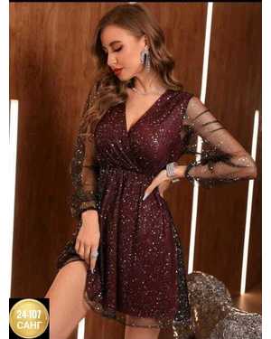 ПЛАТЬЕ ТКАНЬ КРЕПУН + ГИПЮР