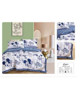 Комплект детского постельного белья с готовым одеялом Состав ткани Хлопок Наполнитель одеяло Шелк(возможно замена на похожее)