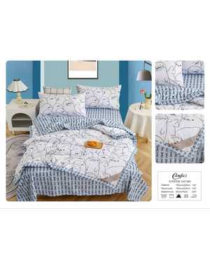 Комплект детского постельного белья с готовым одеялом Состав ткани Хлопок Наполнитель одеяло Шелк(возможно замена на похожее)