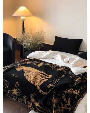 плед покрывало GABE бархатное. Размер 130-170см(возможно замена на похожее)