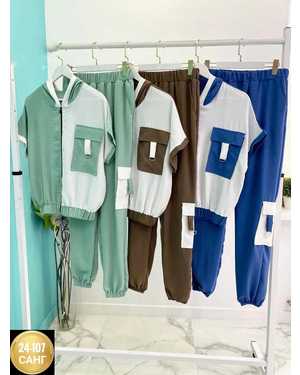 ЖЕНСКИЙ КОСТЮМ ДВОЙКА ТКАНЬ СИНГАПУР