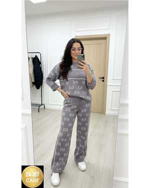 ДВОЙКА ТКАНЬ ВЯЗАНЫЙ КАШЕМИР