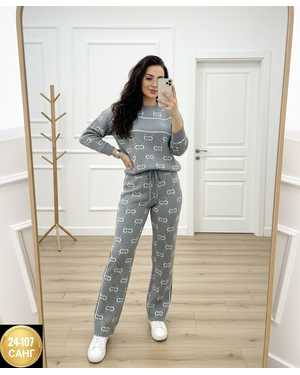 ДВОЙКА ТКАНЬ ВЯЗАНЫЙ КАШЕМИР