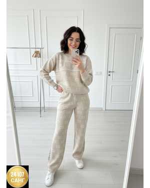 ДВОЙКА ТКАНЬ ВЯЗАНЫЙ КАШЕМИР