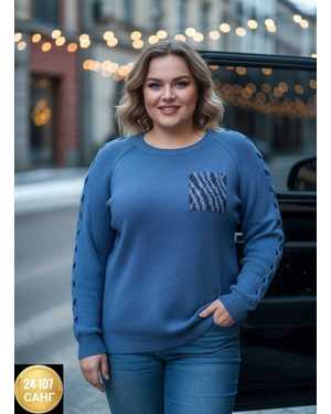 СВИТЕР ТКАНЬ ВЯЗКА КАШЕМИР