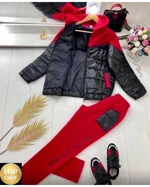 ЖЕНСКИЙ КОСТЮМ ДВОЙКА ТКАНЬ ФЛИС И БОЛОНКА