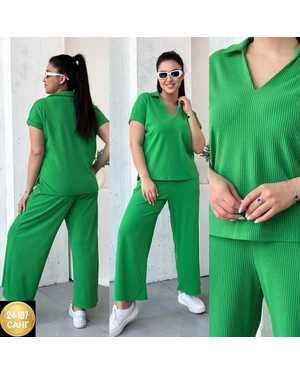 ЖЕНСКИЙ КОСТЮМ ДВОЙКА ТКАНЬ ЛАПША