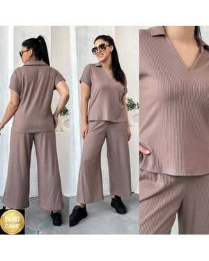 ЖЕНСКИЙ КОСТЮМ ДВОЙКА ТКАНЬ ЛАПША