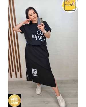 ЖЕНСКИЙ КОСТЮМ ДВОЙКА ТКАНЬ СИНГАПУР