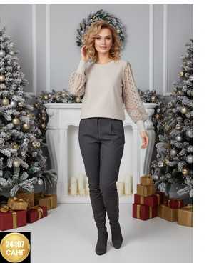 СВИТЕР ТКАНЬ ТЁПЛЫЙ КАШЕМИР ЛАПША