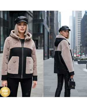 ДУБЛЕНКА ТКАНЬ ИСКУССТВЕННЫЙ МЕХ