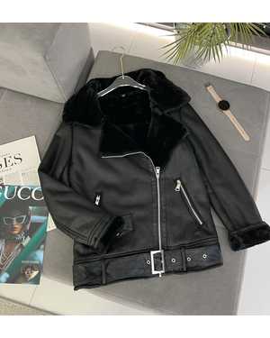 КУРТОЧКА В РАЗМЕР ТКАНЬ КОЖА С МЕХОМ