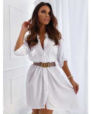 РУБАШКА ПЛАТЬЕ В РАЗМЕР ТКАНЬ ЛЕН Х/Б