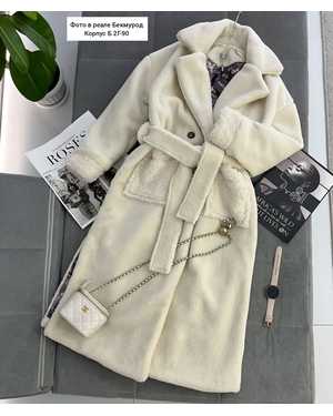 ШУБА ТКАНЬ ТЕДДИ ПОЛНОСТЬЮ НА ПОДКЛАДКЕ