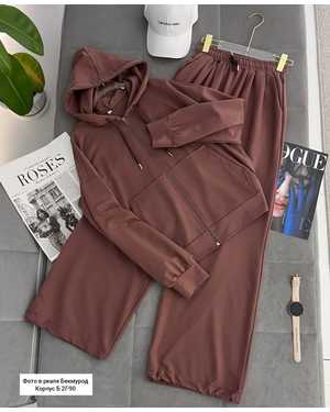 ЖЕНСКИЙ КОСТЮМ ДВОЙКА ТКАНЬ ДВУХНИТКА