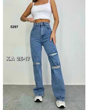 ДЖИНСЫ-ПАЛАЦЦО ТКАНЬ СТРЕЙТЧ