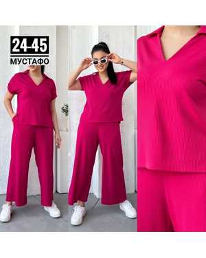 ЖЕНСКИЙ КОСТЮМ ДВОЙКА ТКАНЬ ЛАПША