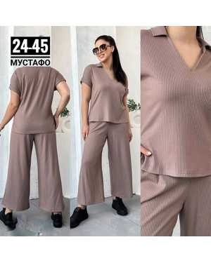 ЖЕНСКИЙ КОСТЮМ ДВОЙКА ТКАНЬ ЛАПША