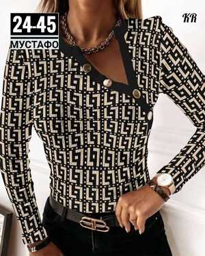 КОФТОЧКА ТКАНЬ ТРИКОТАЖ+РУБЧИК