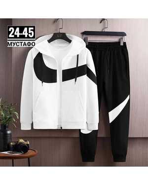 МУЖСКОЙ КОСТЮМ ДВОЙКА ТКАНЬ ФЛИС С НАЧЁСОМ