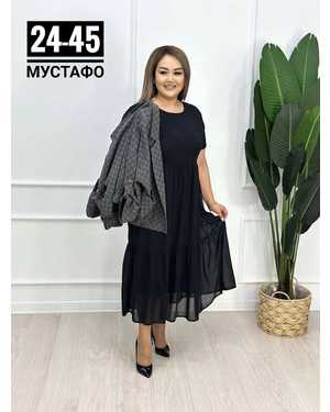 ТОП ТКАНЬ БАРБИ + ШИФОН С ПОДКЛАДКОЙ