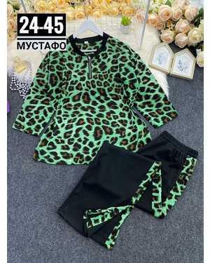 ЖЕНСКИЙ КОСТЮМ ДВОЙКА ТКАНЬ ПРАДО + ТРИКОТАЖ