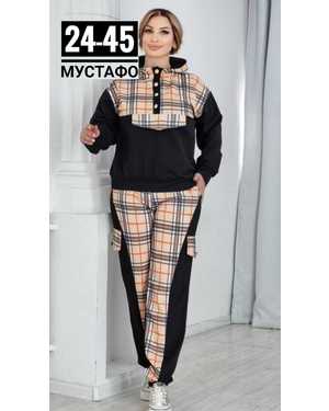 ЖЕНСКИЙ КОСТЮМ ТКАНЬ ДВУХНИТКА