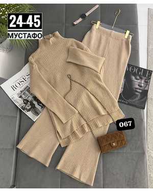 ЖЕНСКИЙ КОСТЮМ ДВОЙКА ТКАНЬ ТЁПЛЫЙ ВЯЗАНЫЕ ЛАПША