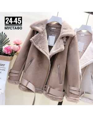 ДУБЛЕНКА ТКАНЬ ЗАМШ