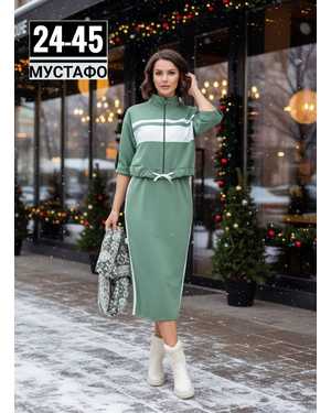 ЖЕНСКИЙ КОСТЮМ ДВОЙКА ТКАНЬ ДВУНИТКА