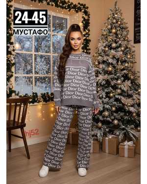 ЖЕНСКИЙ КОСТЮМ ДВОЙКА ТКАНЬ КАШЕМИР С СТРАЗАМИ