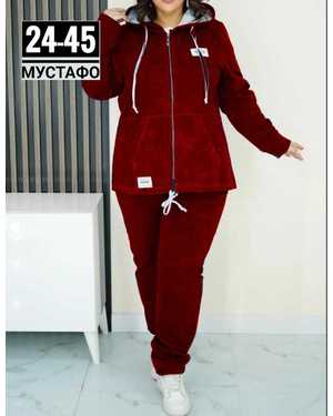 ЖЕНСКИЙ КОСТЮМ ДВОЙКА ТКАНЬ ВЕЛЬВЕТ