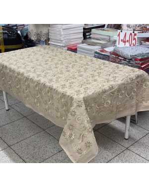 Скатерть сверху органза внизу однотонная ткань Размер 150 на 220см