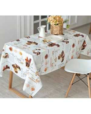 Скатерть Клеенка на тканевой размер 140 на 220см без выбора