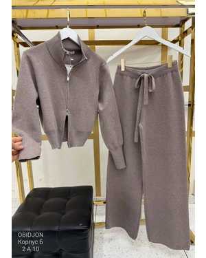 ЖЕНСКИЙ КОСТЮМ ТКАНЬ ВЯЗАНЫЙ