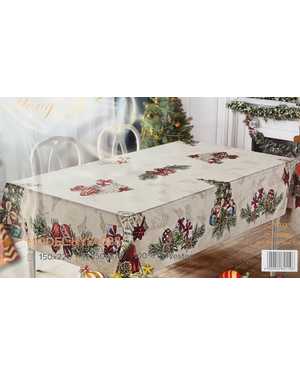 Скатерть новогодняя гобеленовая размер 150*220см