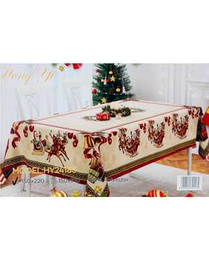 Скатерть новогодняя гобеленовая размер 150*220см