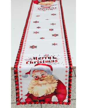 Дорожка новогодний рисунок Материал:Велюр Размер 35 на 180см