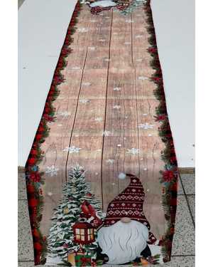 Дорожка новогодний рисунок Материал:Велюр Размер 35 на 180см