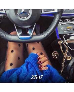 КОЛГОТКИ В КРУПНЫЙ ГОРОХ РАЗМЕР: 42-48 ПЛОТНОСТЬ: 40DEN