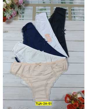 Женские трусики. В упаковке 5шт один размер разные цвета