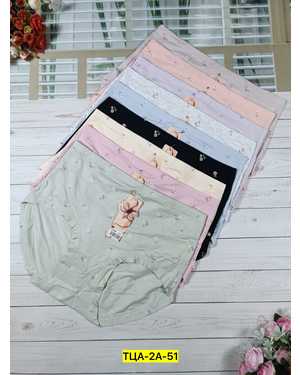 Женские трусики. В упаковке 5шт один размер разные цвета