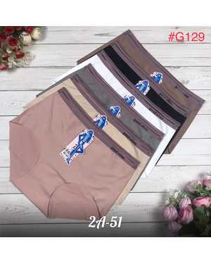 Женские трусики. В упаковке 5шт один размер разные цвета