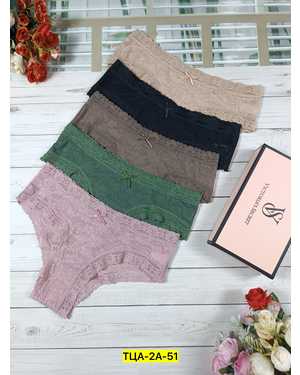 Женские трусики. В упаковке 5шт один размер разные цвета