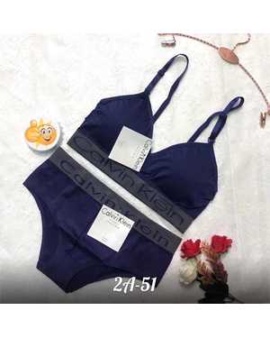 Женский комплект нижнего белья трусы + топ