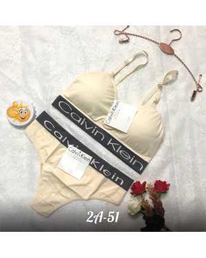 Женский комплект нижнего белья стринги + топ