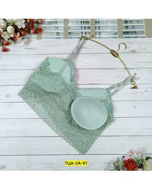 Женский топ с поролоном Состав : Кружевной и хлопок